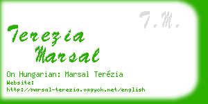 terezia marsal business card