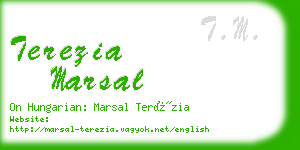 terezia marsal business card